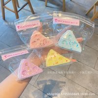 New Stress-Relief Simulation Basque Cake Food Toy Squeeze Fun Extra Thick Super Soft Clay Hand-Feel Venting Stress-Relief Toy