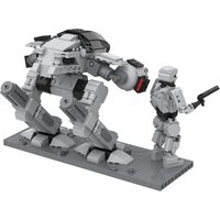 MOC Movie RoboCoped Series Bricks High-tech Rbot Police Action Figures Creative Building Blocks Model Assembly Toys Kids Gifts