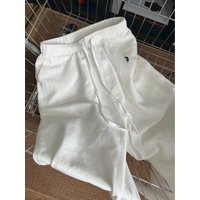 High Waist Wide Leg Pants Women's Casual Cotton Linen Embroidered Loose Fit Spring Summer New Style Comfortable Long T...
