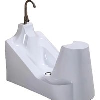 Hot Sale Acrylic Muslim Foot Washer Wudu Wash Basin for Mosque Use
