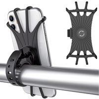 AliExpress Mrgabwte Universal Silicone Bike Phone Holder 360 Degree Rotatable Bike Motorcycle Handlebar Phone Mount Stand For iPhone Xiaomi Huawei