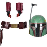 Boba Cosplay Fantasy Belt Gloves Helmet TV Bounty Hunter Disguise Costume Accessories Adult Men Roleplay Fantasia Props Male