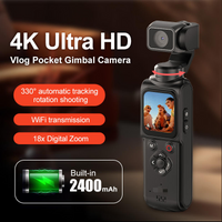 Pocket Panoramic 4K Handheld Camera Sports Camera with WIFI, Mobile Live Streaming, Outdoor Travel Video Recorder