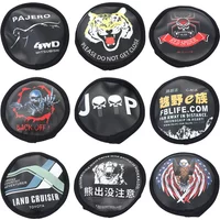 1/10 Leather Spare Tire Cover fits 1.9" 110-120mm Wheels for RC Crawler TRX4 TRX6 D90 Axial SCX10 Capra RGT 86100 GEN8