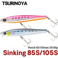 TSURINOYA Short Lip Sinking Pencil AIRAZOR 85S 105S Ultra Long Casting Fishing Lure 85mm 20g 105mm 30g Saltwater Catlassfis Bait