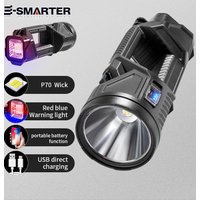Powerful Spotlight Portable Searchlight Large Capacity Lithium Battery Rechargeable Lamp With Power Bank Function Flashlight