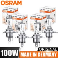 OSRAM H4 Car Halogen Headlight 9003 HB2 62204 Hi/lo Beam 1:1 Auto Bulb 3200K Standard White 100W High Power P43t Original Lamp