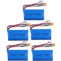 7.4V 6800mAh/8000mah 18650 2S Li-ion Battery XT30 plug/USB for HUINA 580 550 582 583 1580 1583 1580-005 RC toys cars accessory