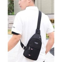 AliExpress NONE Men's Waterproof Large Capacity Fanny Pack, Adjustable Strap For Outdoor Activities, Travel Running, Hiking, And Cycling