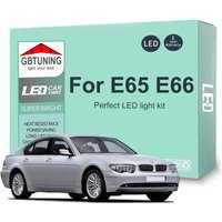 23Pcs Car Accessories For BMW 7 Series E65 E66 735 740 745 750 760 2002-2008 Canbus Vehicle Dome Trunk LED Interior Light Bulb