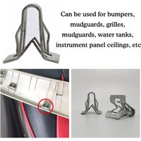15Pcs Universal Car Fastener Car Dashboard DVD Interior Fixed Clips Trim Plate Car Buckle Iron Accessories Clip Dashboard F G9P9