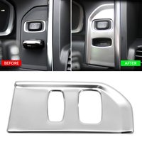 Car Styling Chrome Ignition Device Key Hole Frame Keyhole Decorative Cover for Volvo XC60 2012-2017 Interior decal Accessories