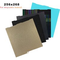 Kobra 3 PEI Sheet for Anycubic Kobra 3 Combo Build Plate 256x268mm Double Side Printing Spring Steel Sheet 3D Printer Parts Bed