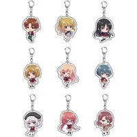 Cartoon Horikita Suzune Ayanokouji Kiyotaka Single Pendant Kawaii Key Chains Exquisite Accessories Simulated Manga Peripherals