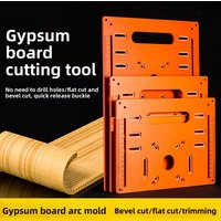 45 Degree Bevel Cutting Machine - Gypsum Board Slotting Positioning Tool with Backer for Marble Cutting