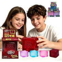 Dr Pepper x Nee Doh Sensory Anxiety Relief Toy, Tabletop Desktop Fidget Game, Soft Squeeze Anxiety Relief Sensory Cube