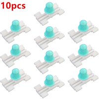 10pcs Exterior Side Moulding Clip Plastic Door Bumpstrip Retaining Fastener Clip For BMW E46 Auto Interior Accessories