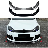 Front Bumper Lip Spoiler Diffuser Splitter Body Kits for Volkswagen VW Golf 6R Golf MK6 R 2008-2012 Modification Accessories