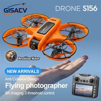 NEW S156 RC Drone 2.4G 5G WIFI Professional 8K Aerial Photography Remote Control Aircraft HD Dual Camera Quadcopter Boy Toy Gift