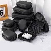 Faux Leather Digital Devices Storage Pouch, Compact Charger and Earphone Case - 3C U Disk and Cable Holder.