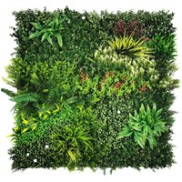 Plant Flower Living Wall Panels Realistic Indoor Outdoor 1m x 1m Home, Garden, Office, Cafe, Shop, Salon, Wedding Lush Lonsdale