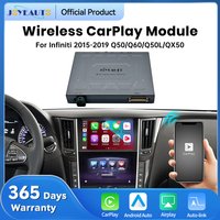 Nowy JoyeAuto dla Infiniti 2015-2019 Q50 Q60 Q50L QX50 Bezprzewodowy Apple CarPlay Android Auto Retrofit Mirror-Link AirPlay Car Play