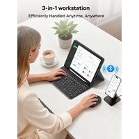 For Samsung Galaxy Tab A11 Plus 11 Case with Keyboard,Detachable Wireless Keyboard+Tablet Cover Galaxy Tab A9 plus 11 inch Funda