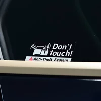 2PCS/SET Vehicle Window Personalization Sticker - Upgrade Your Car's Look with An Anti - Theft Warning Decal