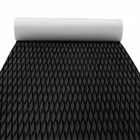 2400x410x5mm EVA Boat Flooring Sheet Pad Marine Decking Mat Non-Slip Diamond Grip Traction Pad for Kayak Surfboard SUP RV Yacht