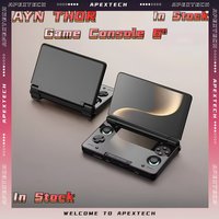 AYN Thor Handheld Game Console Dual Screen Flip 6 OLED 120 HZ 1080*1920 Screen SD 8Gen 2nd Version 16GB+1t Handheld Game Player