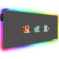 RGB Mouse Pad Large Anime Desk Mat HD Cute Pokemones Playmat Gaming Mouse Pad Mousepad Non-slip Rubbber Computer Office Mausepad