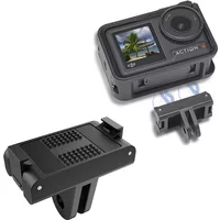 For DJI OSMO Action 3 4 5 Camera Magnetic Fork Adapter For DJI Action 5 Pro Quick Release Adapter Extension Mount Base Accessory
