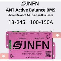 ANT BMS 1A Active Balance Smart BMS 13S 16S 48V 17S 20S 60V 24S 72V Lifepo4 18650 Li-Ion Lto 100A 120A 150A Battery pack RS485