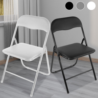 FOLDING CHAIR FOLDABLE COMPUTER PARTY MEETING ROOM HOME OFFICE CAMPING CHAIRS