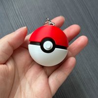 Cute Pokemon Pokeball Keychain Set Classic Master Premier Ball Portable Bag Pendant Anime Fans Key Ring Backpack Charm Gift