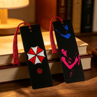 Resident Evil Bookmark with Tassel Ada Wong Jill Valentine Biohazard Book Mark Horror Game Merch for Readers