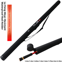 Fishing Rod Case Hard Fishing Bag Portable Handheld Lure Rod Tube Backpack Strap Fishing Gear Outdoor Camping Travel Su...