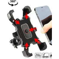 AliExpress Muzisn New Motorcycle Bicycle Phone Holder Moto Rearview Mirror Handlebar Mount Compatible for Xiaomi IPhone Mobile Navigation Bracket