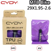AliExpress NONE CYDY TPU MTB Bike Inner Tube Camera 29 26 27.5 29x1.95-2.6 Inch Mountain Bicycle Tire Schrader Valve AV pneu 29er Cycling Tube