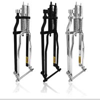 AliExpress YTYIN Springer Front Fork For 20/24/26/29 Bikes Lowrider Double Springs Classic Retro Bicycle Disc Brake Part Accessory Component