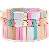 2023 Network Red Cross-border Women's Enamel Bracelet Personality Fashion DIY Bracelet Accessories