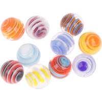 10PCS Vase Fish Tank Room Decor Christmas Balls 16MM Marbles Crystal Ball Glass Ball Stained Glass Photography Accessories