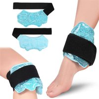 Ankle/Sport Foot Ice Therapy Wrap Hot Cold Ice Gel Pack with Adjustable Tendonitis for Sprained Ankles Freezable and Reusable