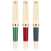 Jinhao 82 Mini Fountain Pen Acrylic Smooth Writing Ink Pens for Office Business Signature School Supplies Xmas Gift for Students