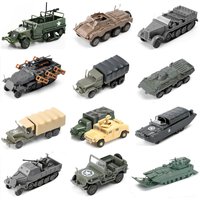 4D 1/72 Military Vehicles Assembly Puzzle Model Truck Tank Hummer War Machine Infantry Fighting Chariot Armored Car Plastic Toy