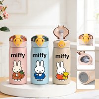 460ML Miffys Thermos Cup Cute Stainless Steel Insulated Cup Girl Boy Cartoon Water Bottle Portable Outdoor Sport Water Cups Gift