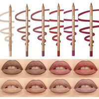 18 Color Face Secret Artist Shape Sculpt Lip Liner Pencil Weightless Precise Liner with Super Soft Blendable Texture Matte Soft