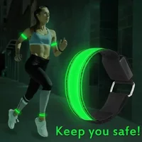 AliExpress New LED Night Run Light Bracelet Safety Warning Light Armband Flashing Belt Bicycle Lights Bicycle Accessories