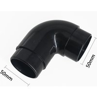 AliExpress CYCLING MAN Tapered Hose Reducer for Cyclone Vacuum Cleaners Durable Plastic for Powder Dust Collectors Round Connector with Bend Design