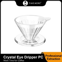 TIMEMORE Reusable Coffee Dripper PC Filter Cup Heat-Resistant Diversion Coffee Filter Cup Send 10 Pieces Of Filter Paper